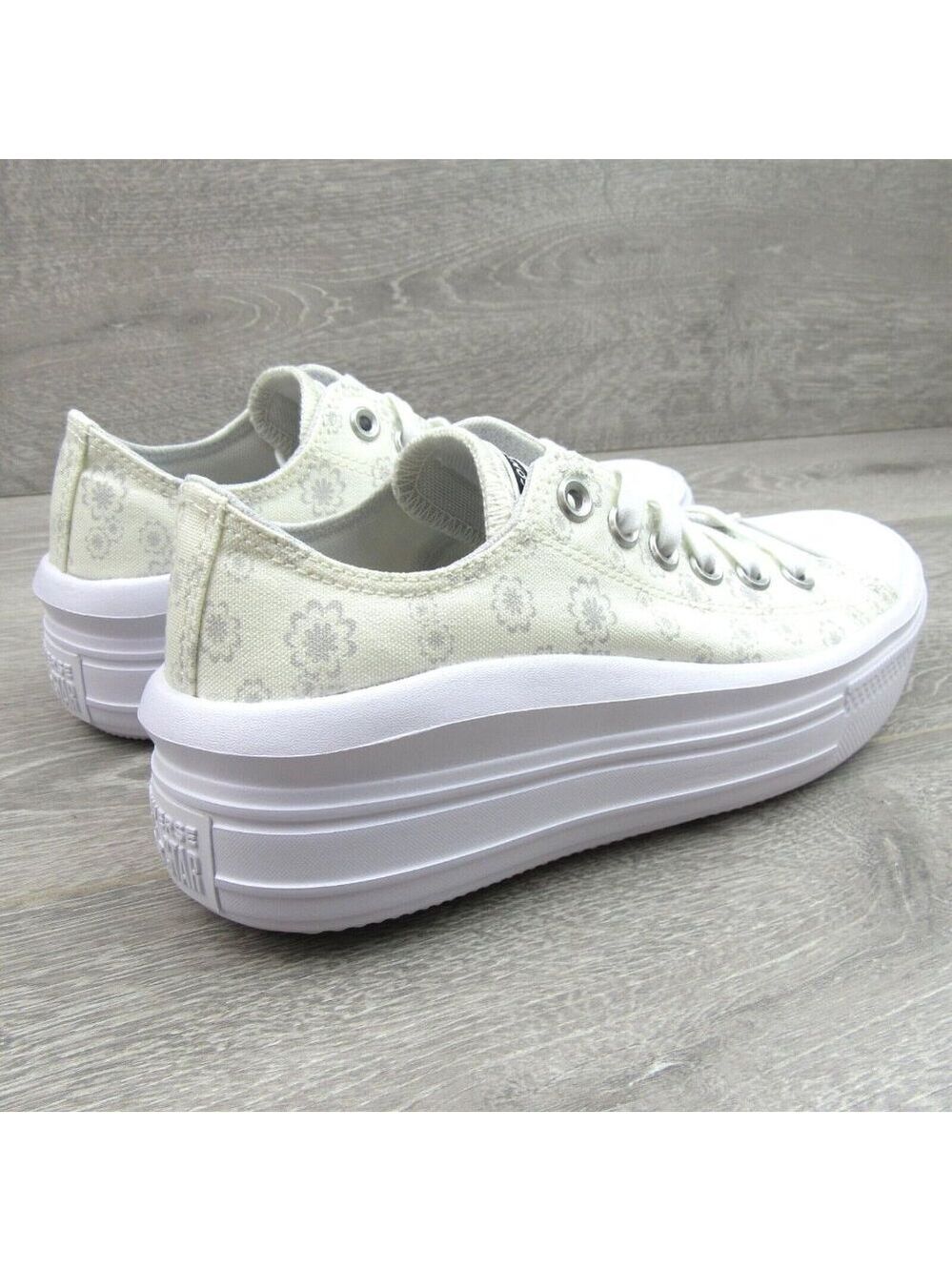 Converse Chuck Taylor All Star Move OX Floral Shoes Womens Size 7.5 NEW - Picture 9 of 15